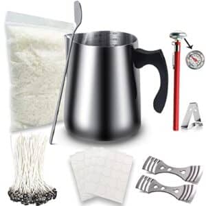 Soy Candle Making Kit Supplies - DIY Candle Making Kit 32oz Wax Melting Pot and More Necessary Tool