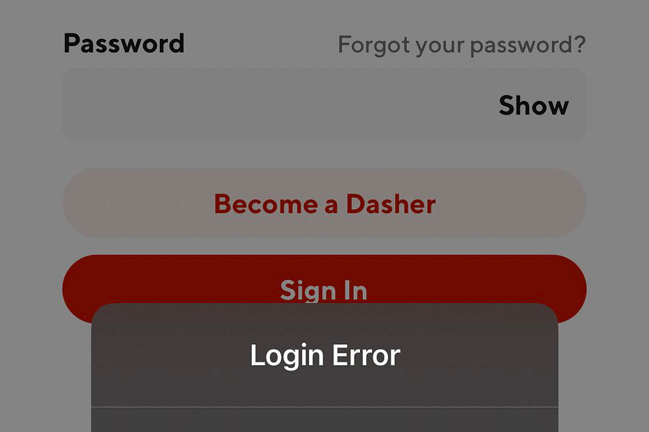 Why Can'T I Log into Doordash Driver