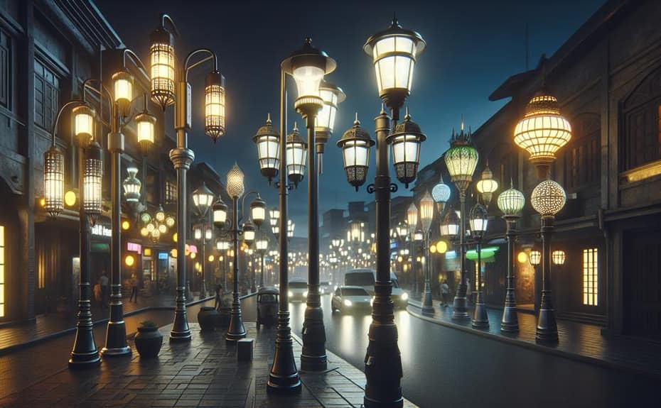 urban street lighting options
