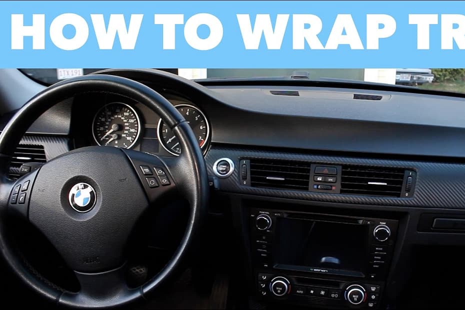 How to Vinyl Wrap Interior Trim